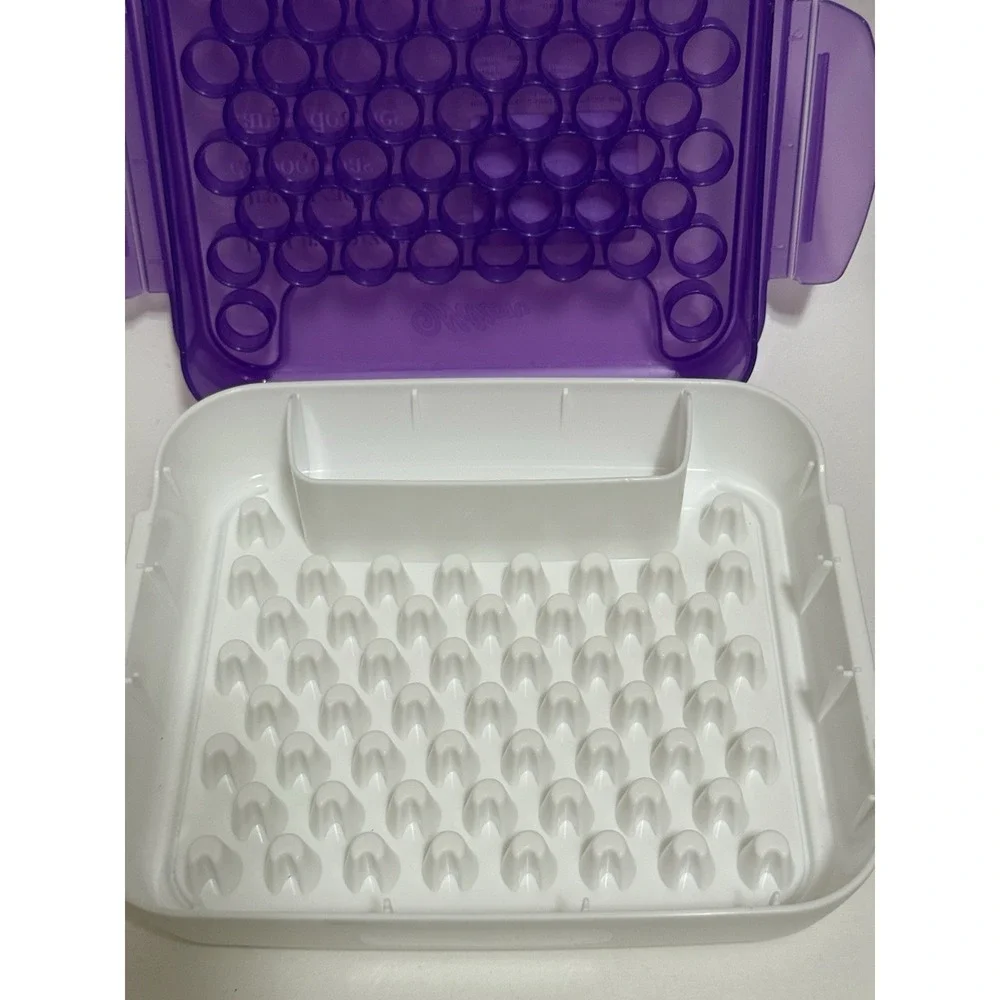 Wilton Decorating Tip Organizer Case - Holds 55 Standard-Sized Tips